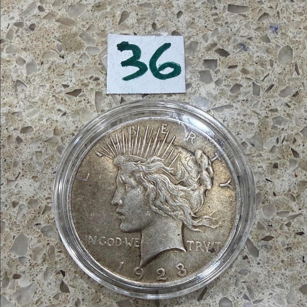 #36 - 1923 Peace Dollar - Silver Coin with Classic Portrait